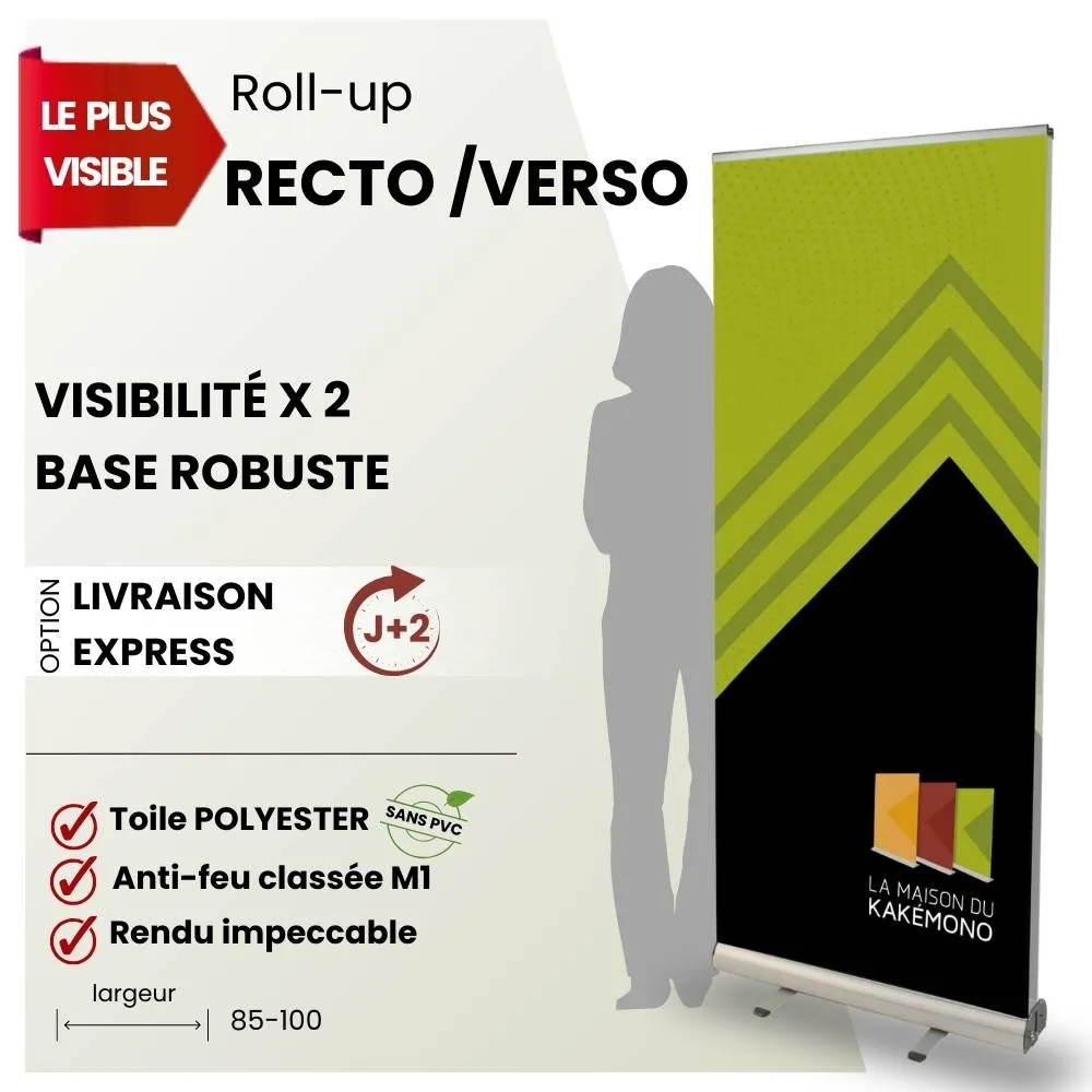 Roll-Up Recto-Verso Roll up recto verso - La Maison du Kakemono