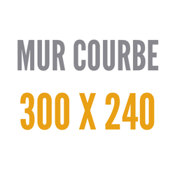 Courbe 300x240 cm