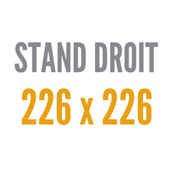 Droit226x226 cm