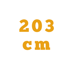 203 cm