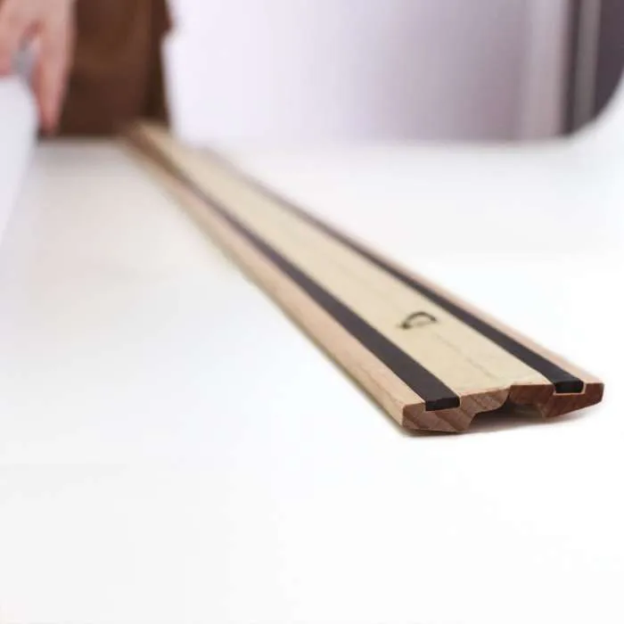 Rail pour kakémono bois suspendu