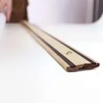 Rail pour kakémono bois suspendu
