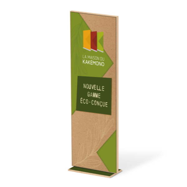 Totem ou cadre autoportant bois