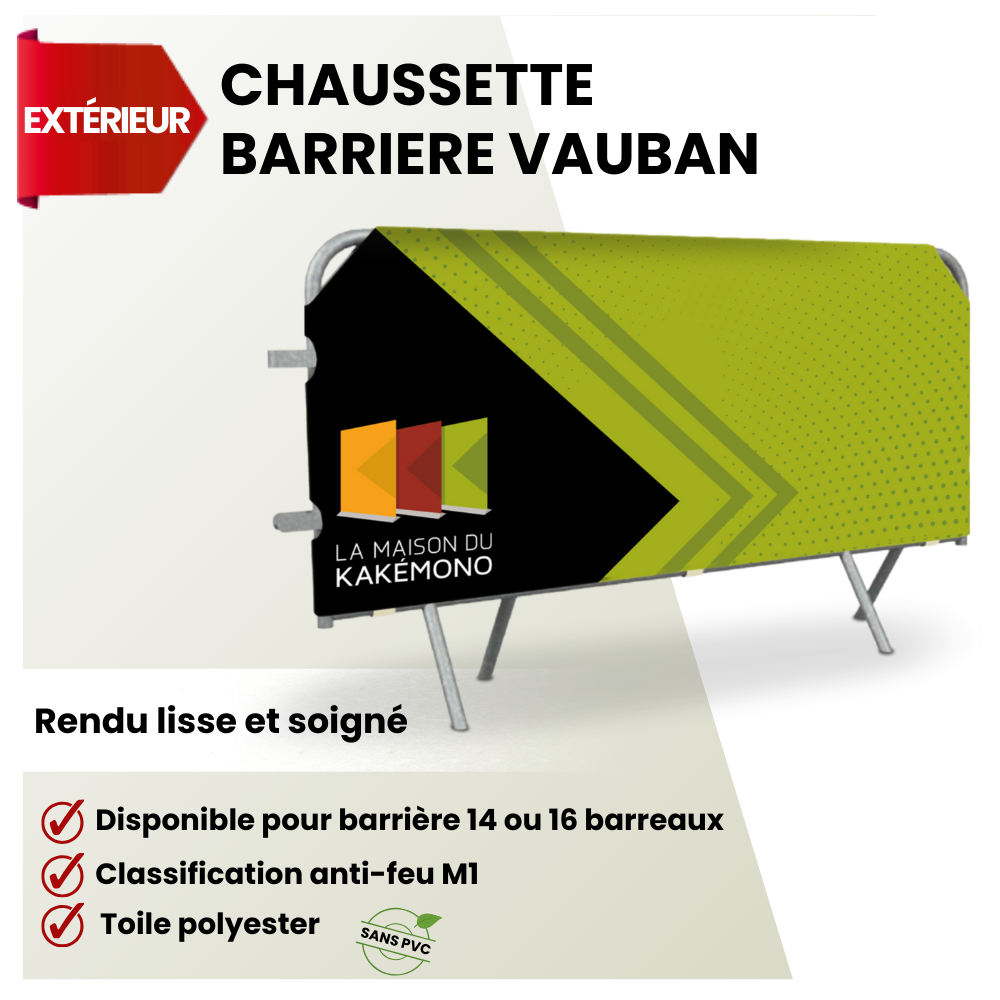 chaussette cache barrière vauban