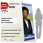 kakemono bois elections