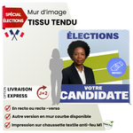 mur image droit tissu tendu 