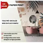 papier peint sur mesure pré-encollé