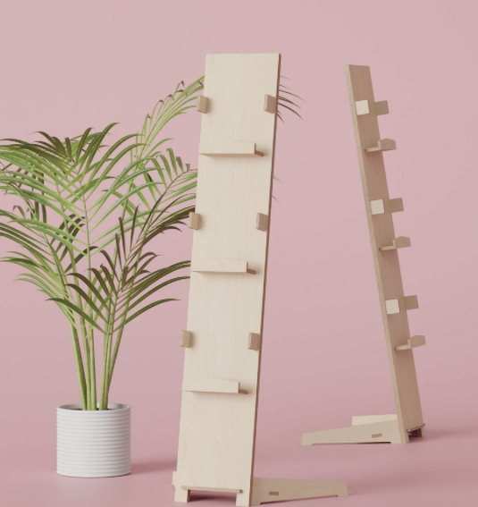 Porte brochure en bois porte document en bois