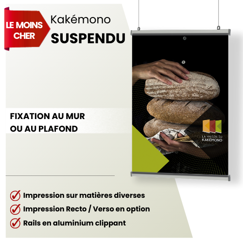 Kakemono suspendu