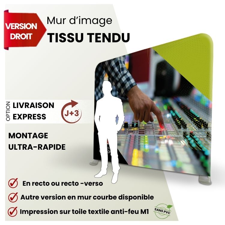 Mur d'images Formulate mur d'image tissu
