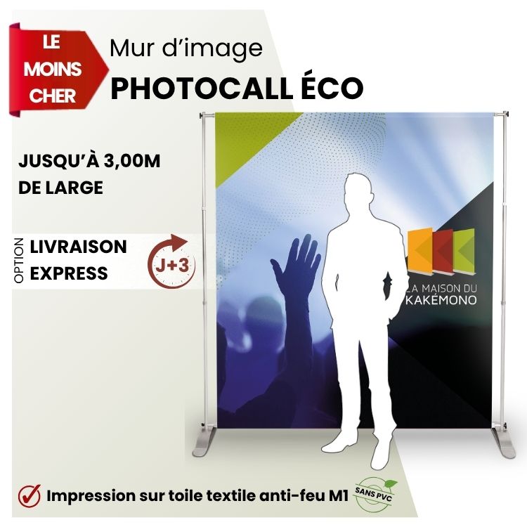 Photocall Éco Photocall mur d'images - La Maison du Kakemono