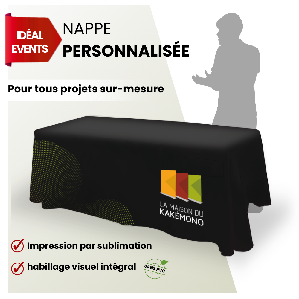 Nappe personnalisée nappe personnalisée impression sublimation