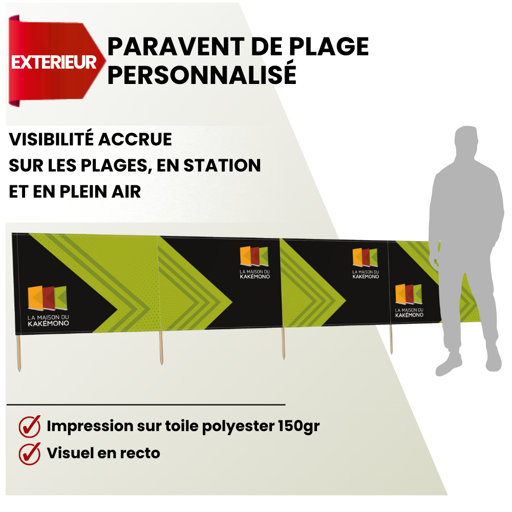 paravent de place publicitaire