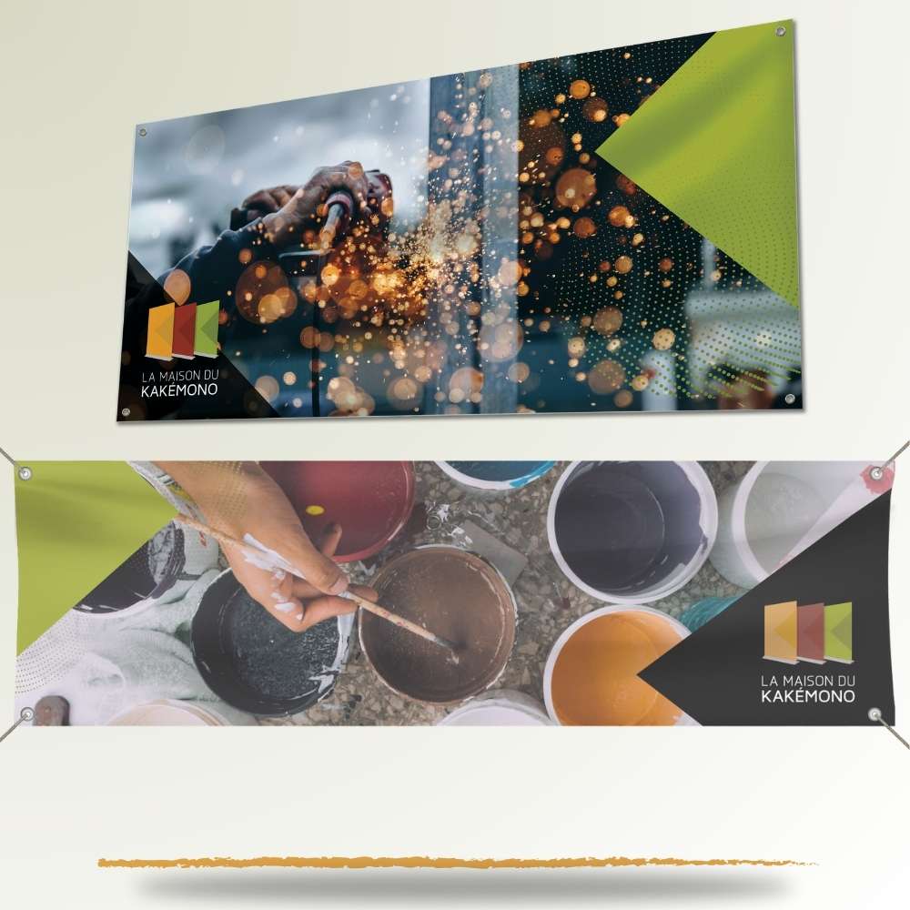 BANDEROLES-BÂCHES INTERIEURES