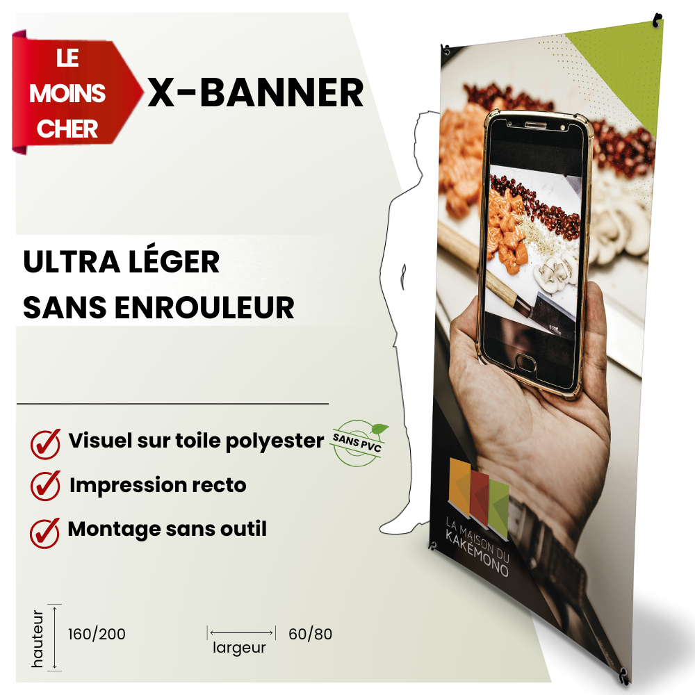 X-Banner Totem X-Banner - La Maison du Kakémono