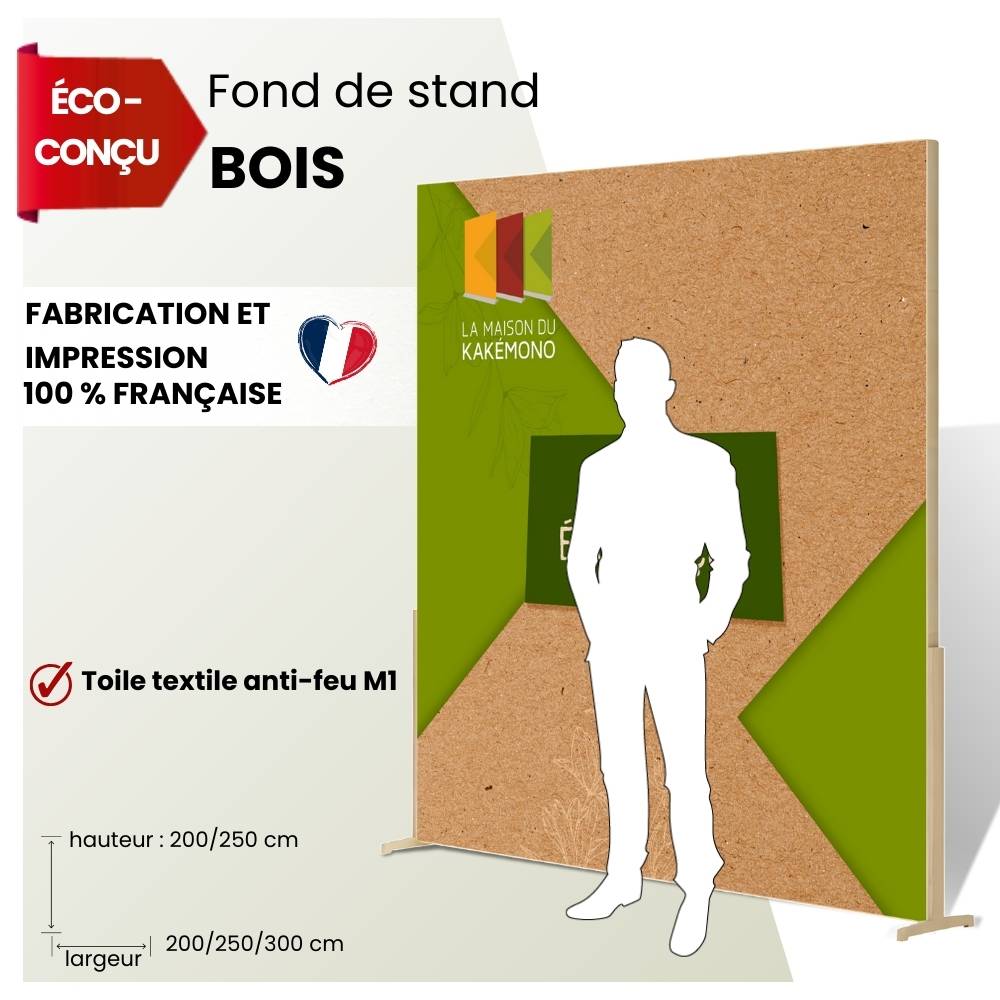 fond de stand en bois