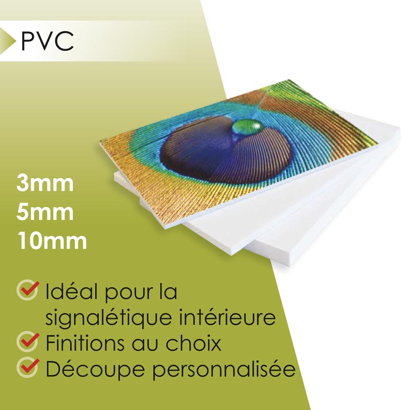 Panneau PVC Impression sur panneau PVC