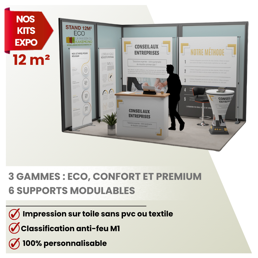 supports pour stand 12m2