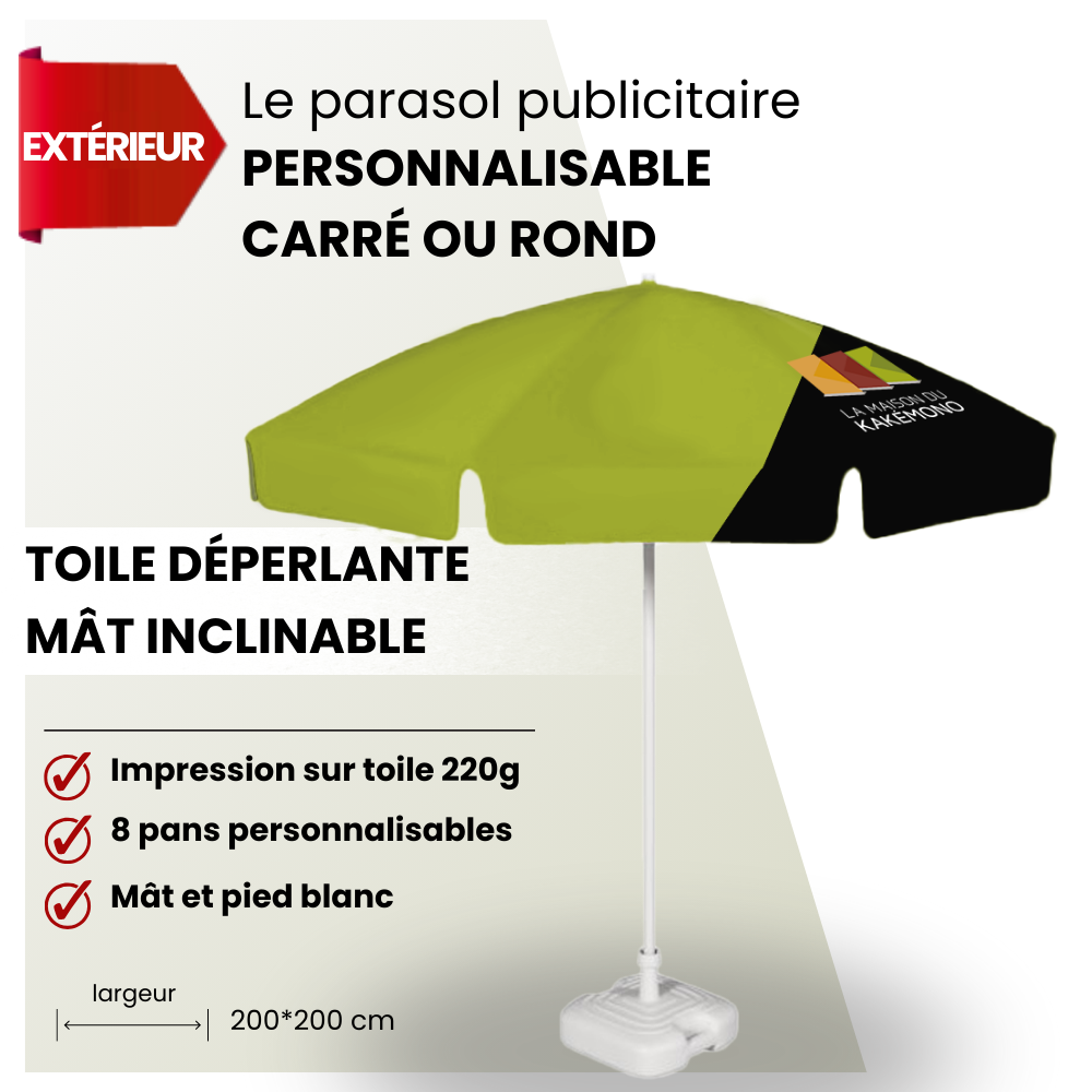 Parasol personnalisable