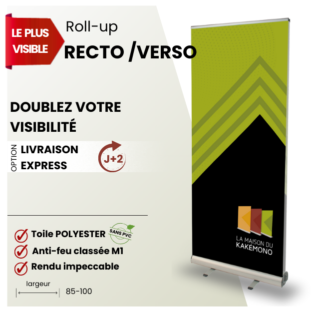Roll-Up Recto-Verso Roll up recto verso - La Maison du Kakemono