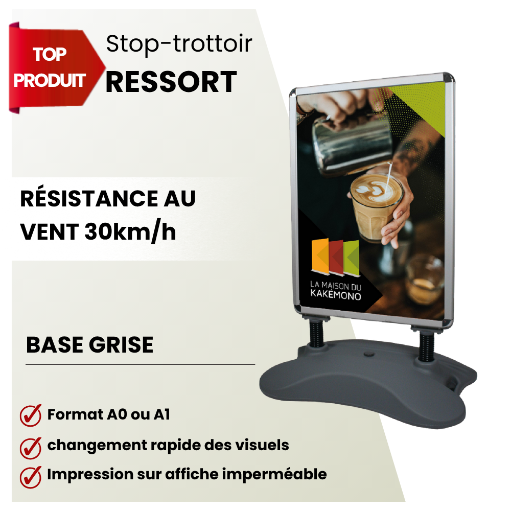 Stop trottoir ressort - La Maison du Kakemono