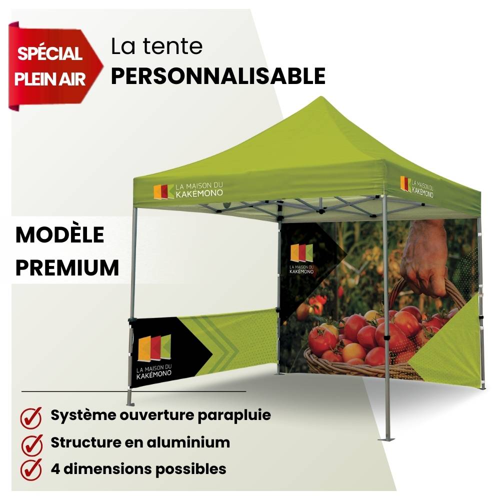 Tente publicitaire - La Maison du Kakemono 