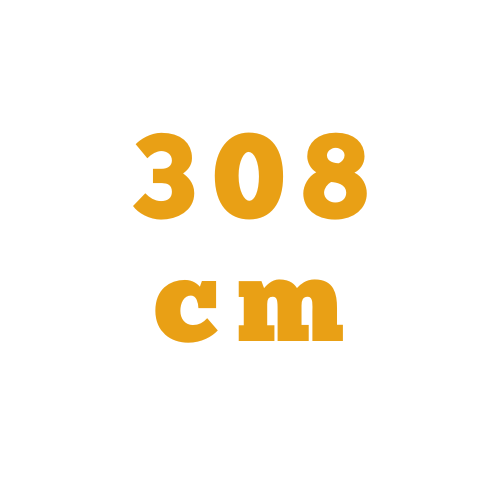 308 cm