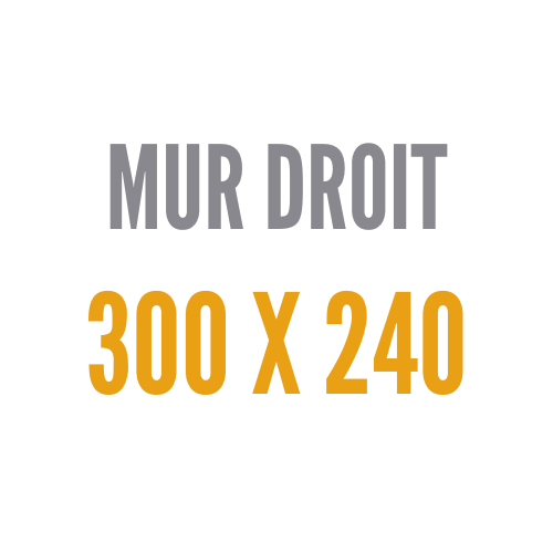 Droit 300x 240 cm
