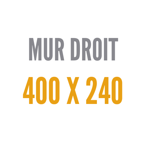 Droit 400x 240 cm