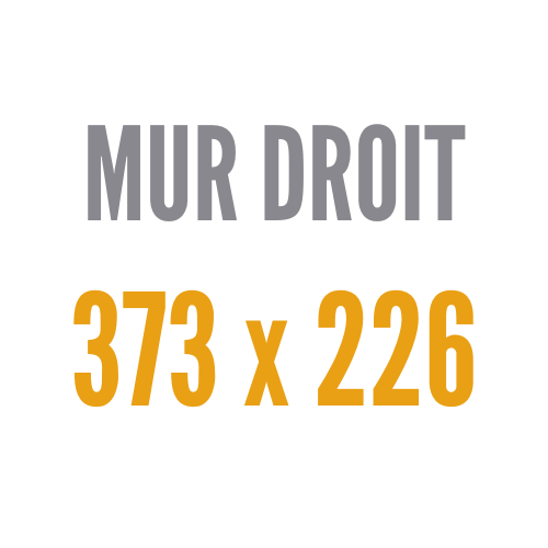 Droit 373x226 cm