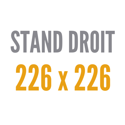 Droit226x226 cm