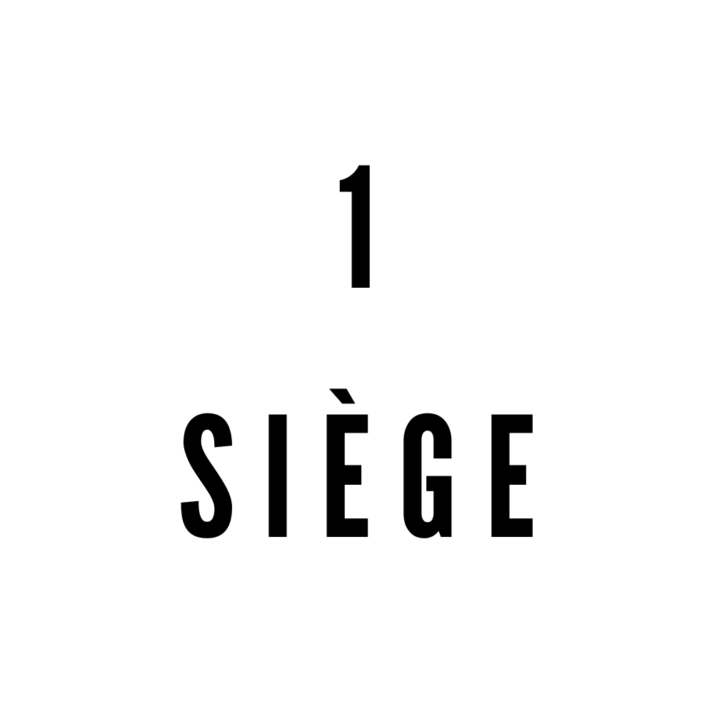 1 siège