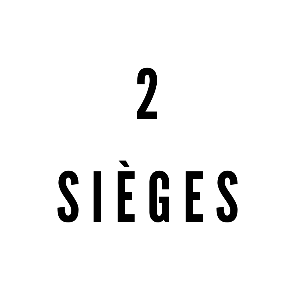 2 sièges