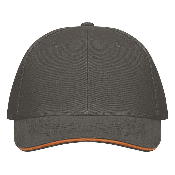 Gris foncé / orange