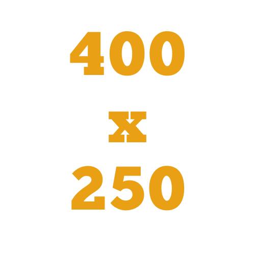 400 x 250 cm