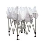 tente personnalisable pliée