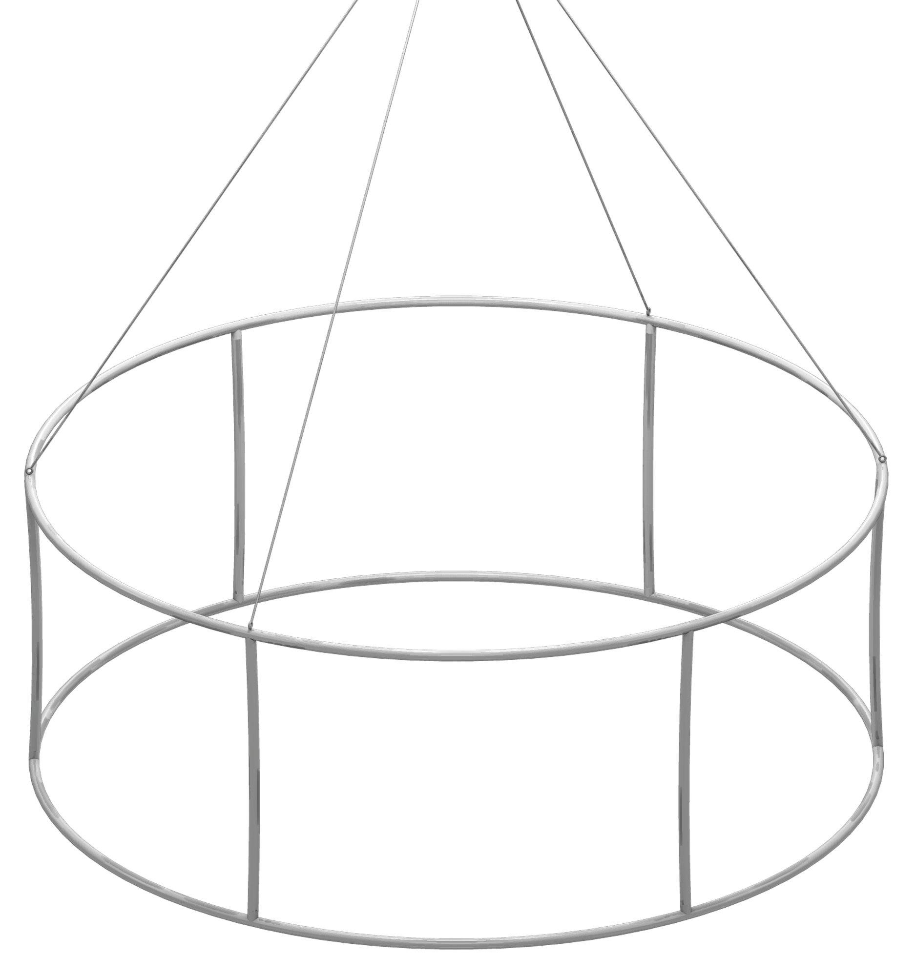 structure alu enseigne ronde