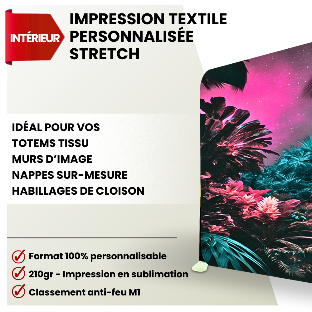 impression textile stretch personnalise