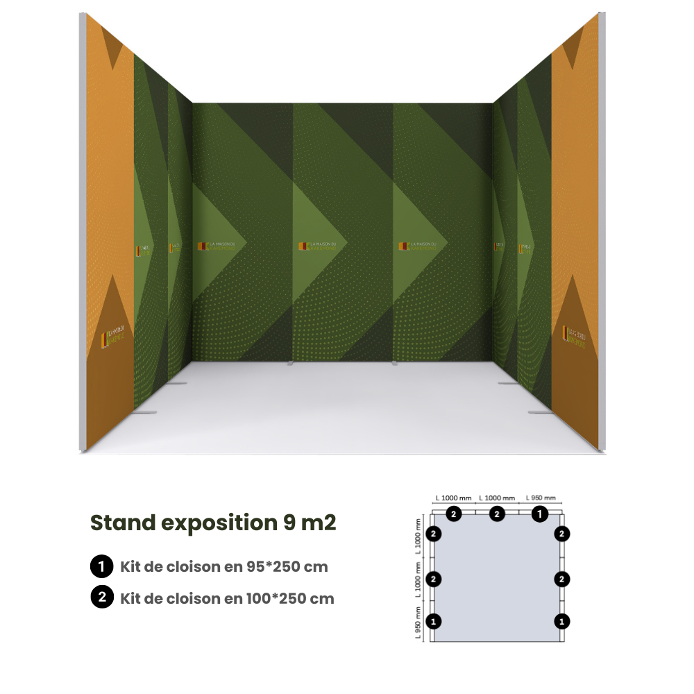 stand exposition 9m2