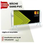 bache sans pvc sur mesure
