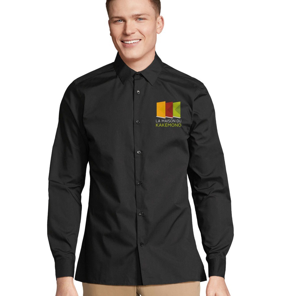 Chemise Bailey homme personnalisée avec logo