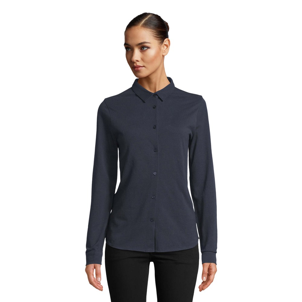Chemise Basile femme coton bio porté