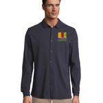 Chemise Basile homme coton bio personnalisée avec logo