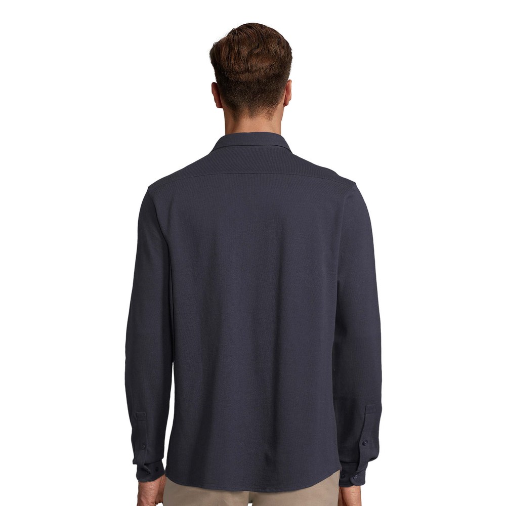 Chemise Basile homme coton bio porté - dos