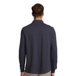 Chemise Basile homme coton bio porté - dos