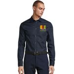 Chemise Blaise homme sans repassage personnalisée avec logo