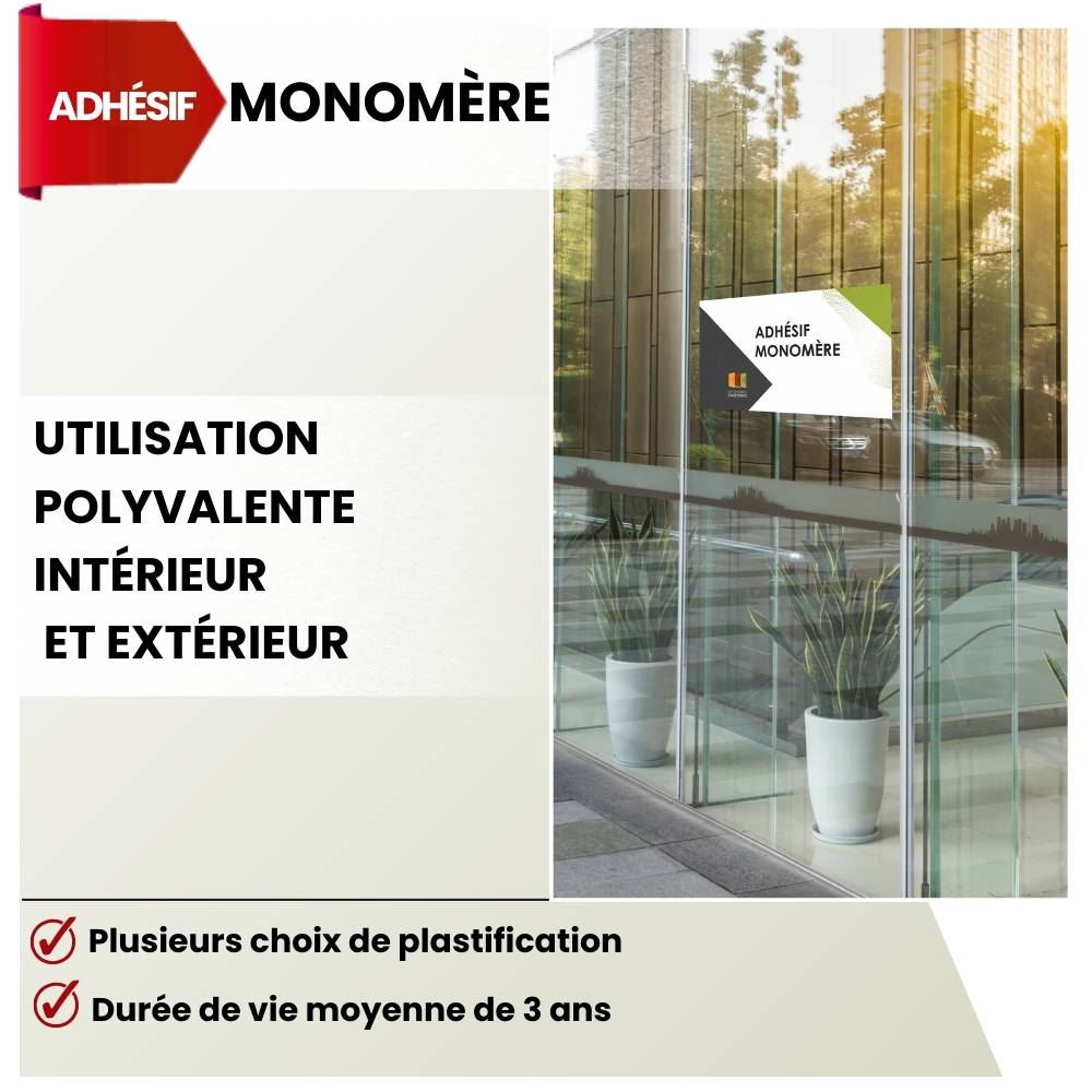 adhésif eco monomere
