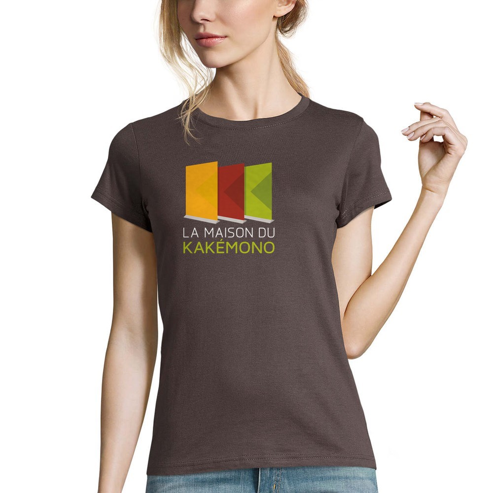 T-shirt femme Imperial personnalisé avec logo