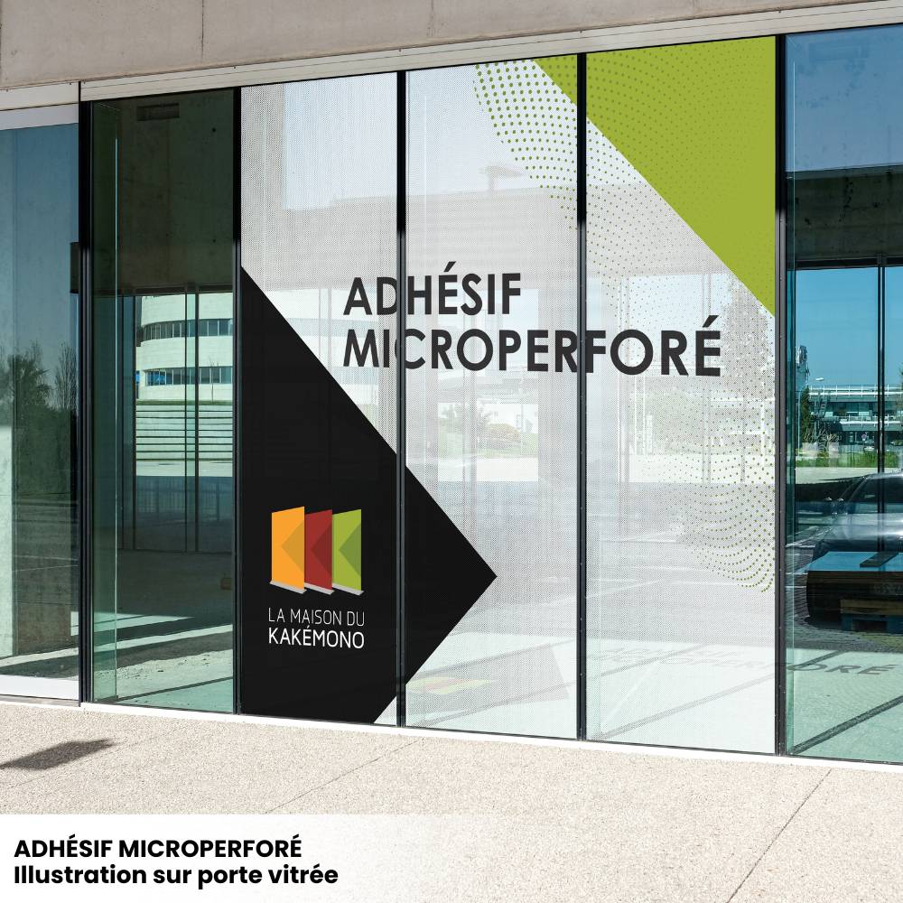 adhésif microperfore