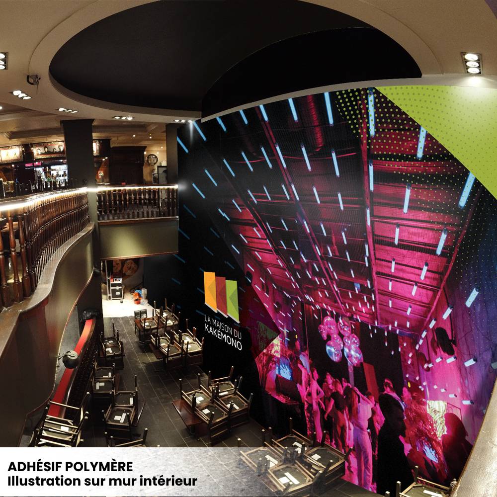 vinyle adhésif grand format polymere